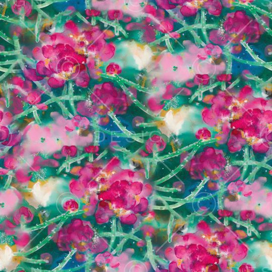 水墨风印花华亿平台图片