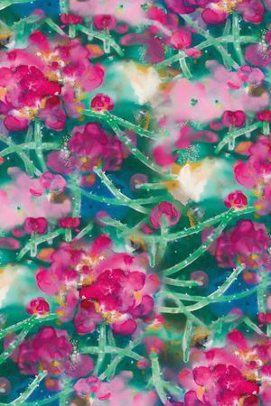 水墨风印花华亿平台图片