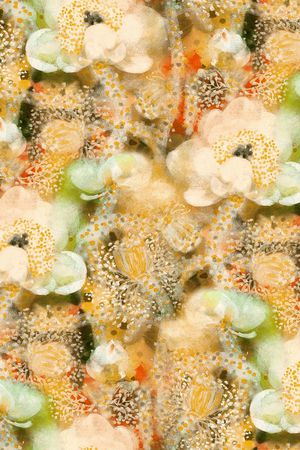 水墨风印花华亿平台图片