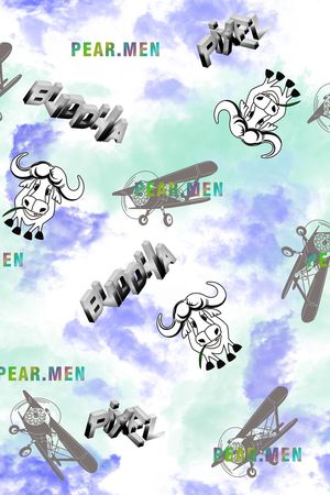 字母印花华亿平台图片