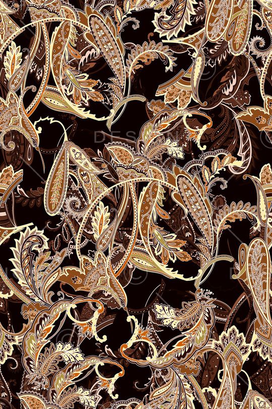 民族花卉印花华亿平台图片