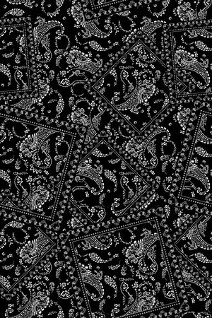 民族花卉印花华亿平台图片