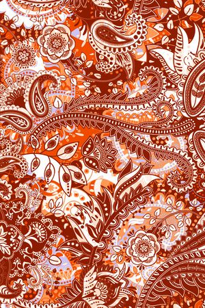 佩斯利印花华亿平台图片