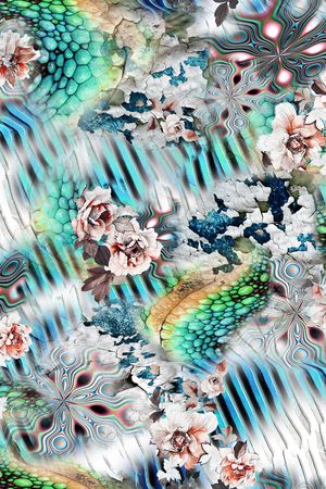 绿植树叶印花华亿平台图片