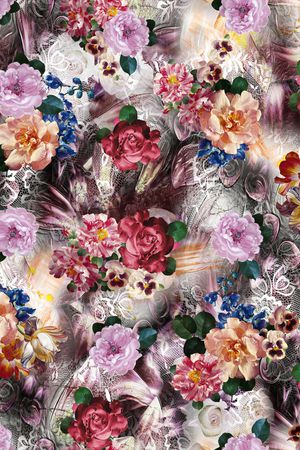 绿植树叶印花华亿平台图片