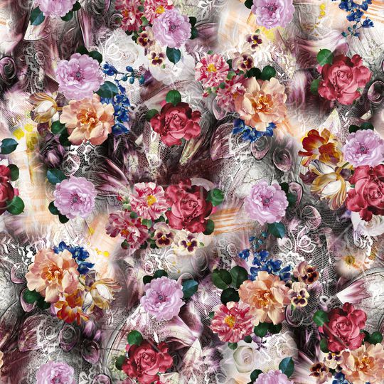 绿植树叶印花华亿平台图片