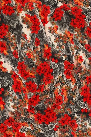 绿植树叶印花华亿平台图片