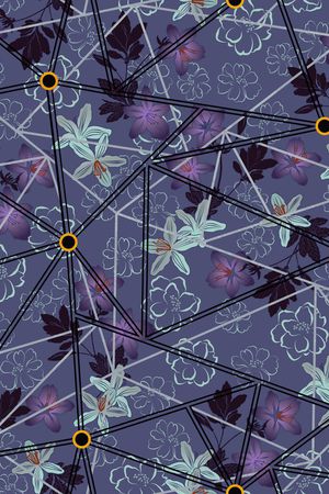 绿植树叶印花华亿平台图片