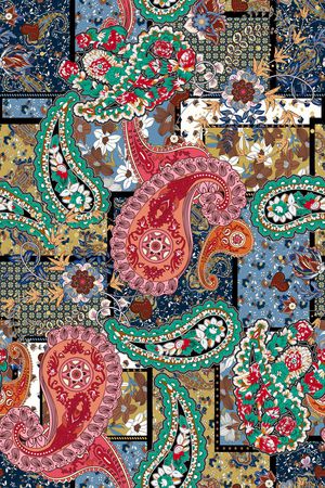 几何印花华亿平台图片