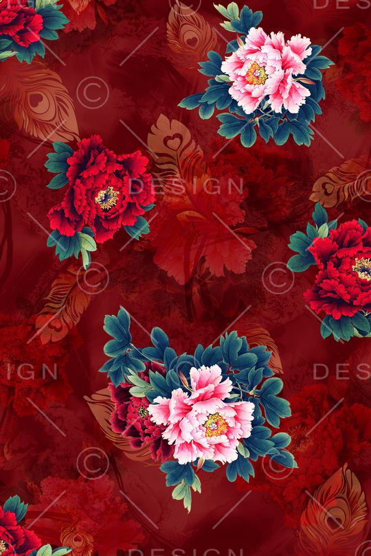 绿植树叶印花华亿平台图片