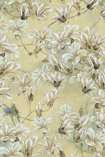 花鸟印花华亿平台图片