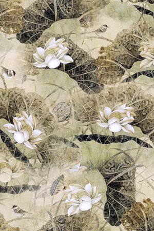 花鸟印花华亿平台图片