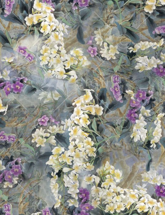 绿植树叶印花华亿平台图片