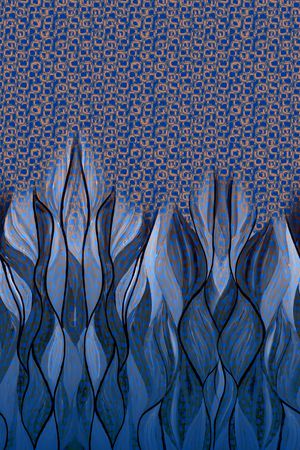 线条印花华亿平台图片