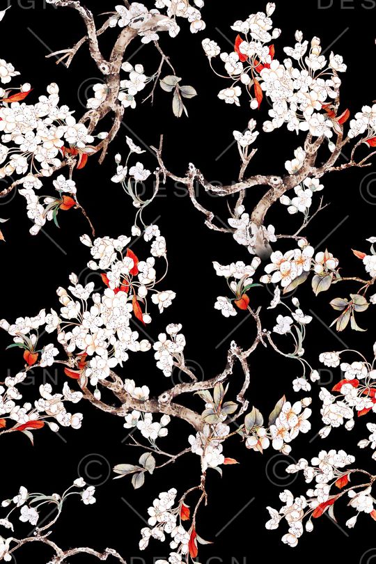 花鸟印花华亿平台图片