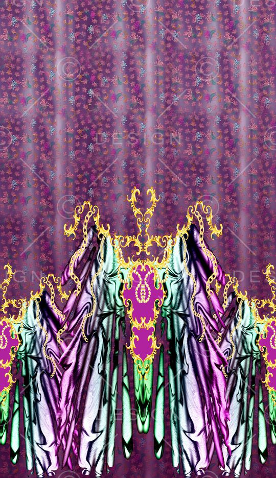 线条印花华亿平台图片