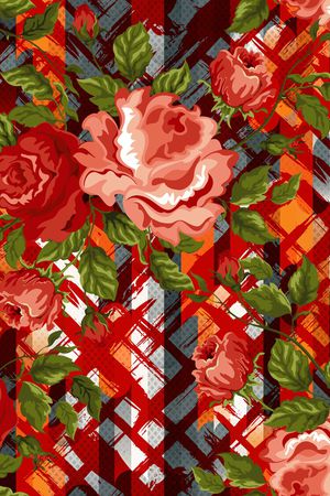 绿植树叶印花华亿平台图片