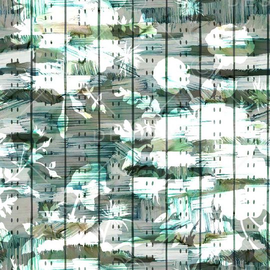 绿植树叶印花华亿平台图片