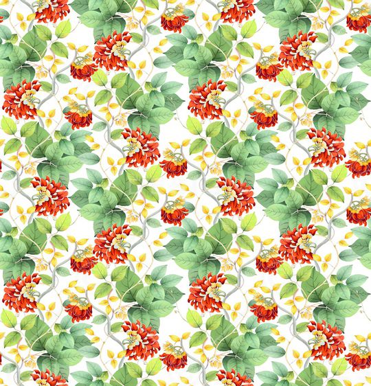 小清新印花华亿平台图片