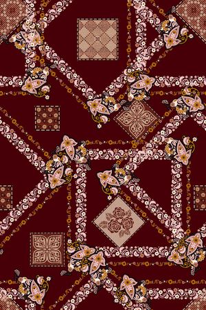 几何印花华亿平台图片