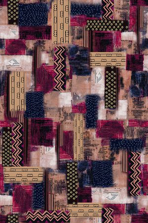 几何印花华亿平台图片