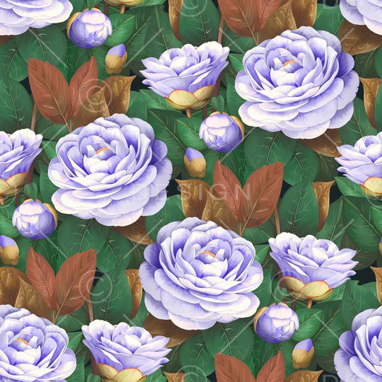 茶花印花华亿平台图片