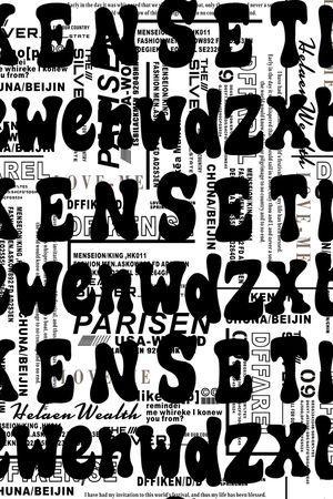 字母印花华亿平台图片