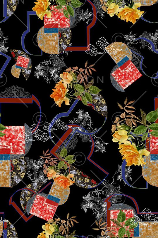 数码华亿平台印花华亿平台图片