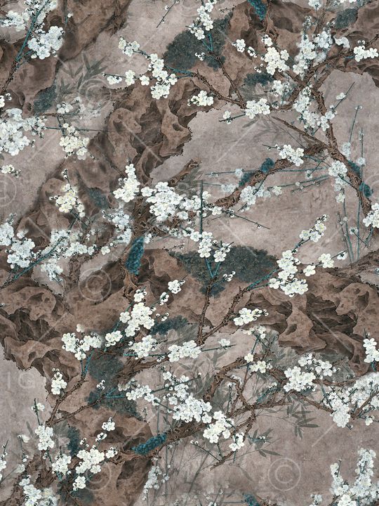 梅花印花华亿平台图片