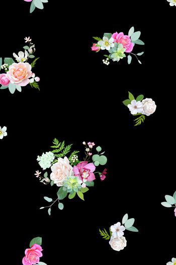 牡丹印花华亿平台图片