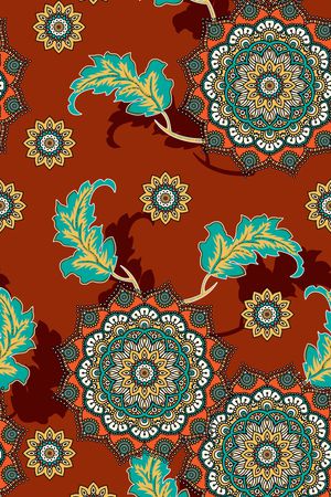 民族风印花华亿平台图片