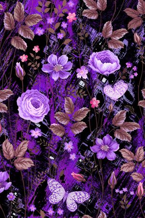 绿植树叶印花华亿平台图片