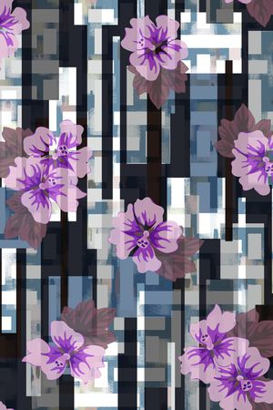 绿植树叶印花华亿平台图片