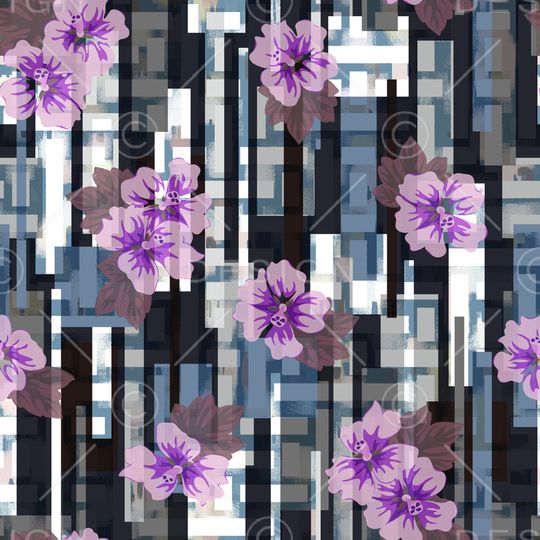 绿植树叶印花华亿平台图片