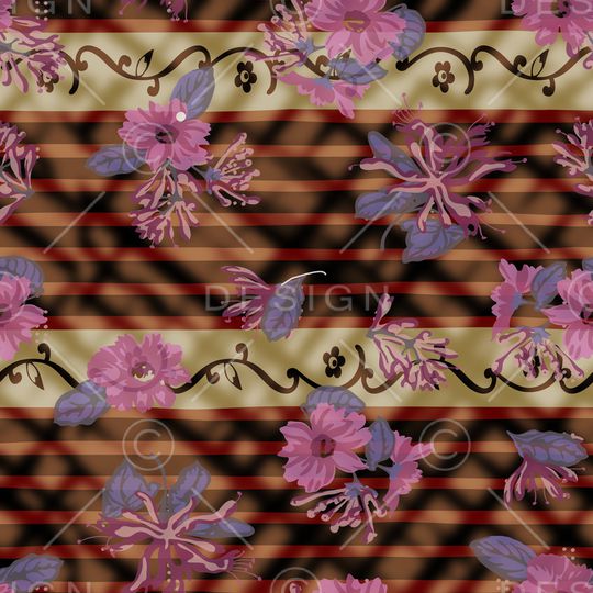 绿植树叶印花华亿平台图片