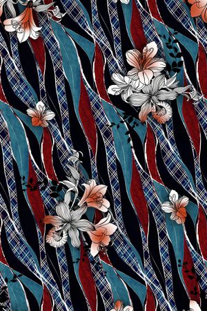 几何印花华亿平台图片