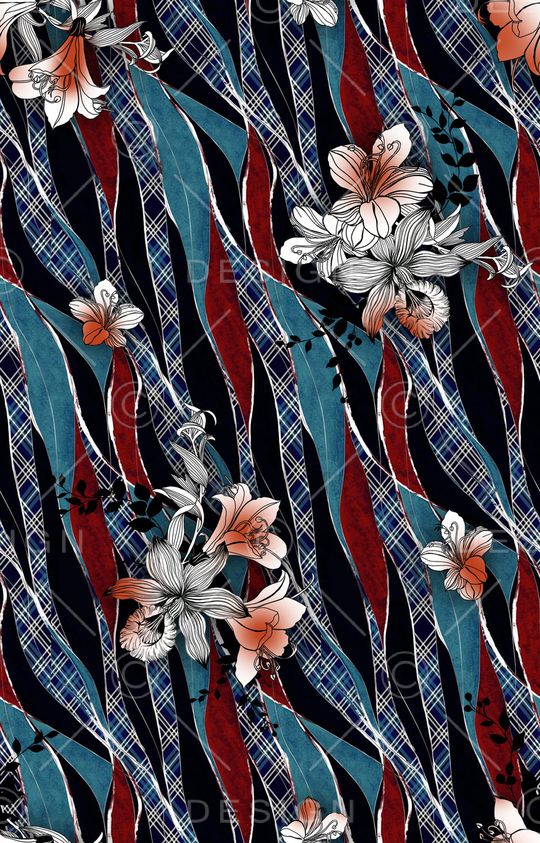 几何印花华亿平台图片