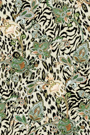 豹纹印花华亿平台图片