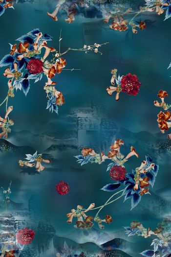 香云纱印花华亿平台图片