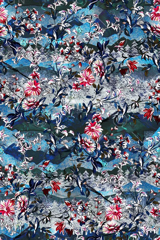 动物花卉印花华亿平台图片