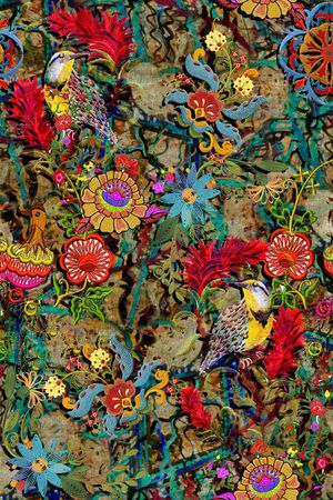 香云纱印花华亿平台图片