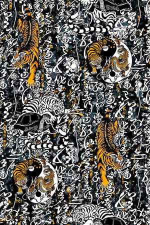 老虎印花华亿平台图片