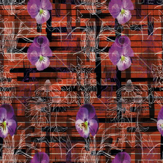 绿植树叶印花华亿平台图片