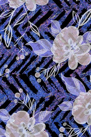 绿植树叶印花华亿平台图片