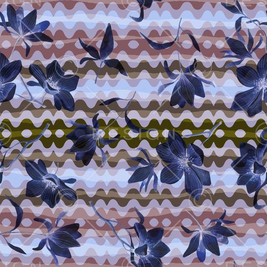 绿植树叶印花华亿平台图片