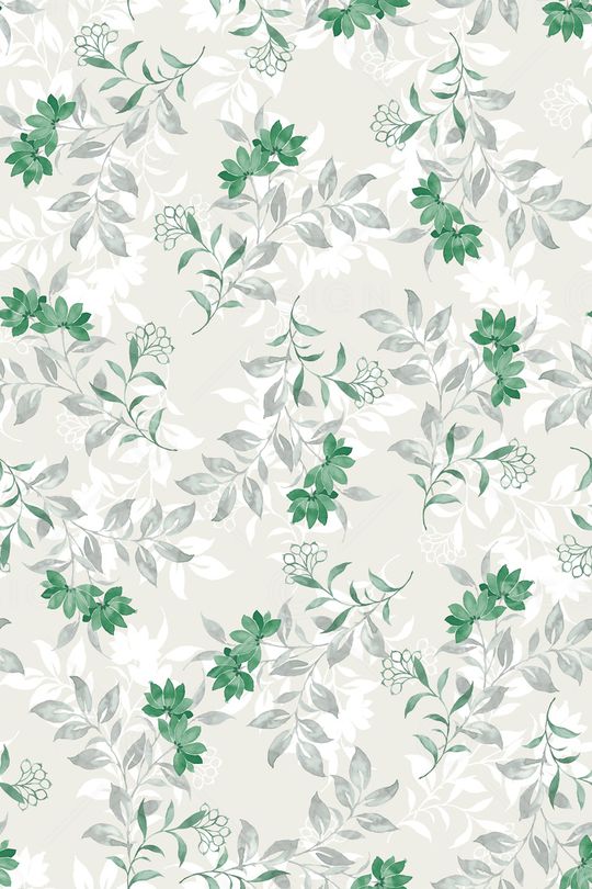 清爽底花卉印花华亿平台图片