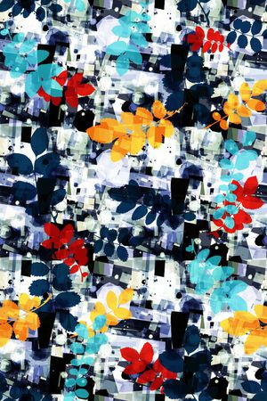 绿植树叶印花华亿平台图片