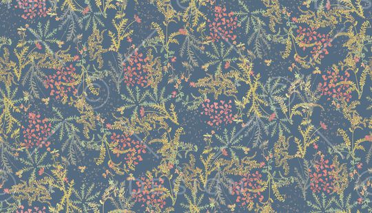 绿植树叶印花华亿平台图片