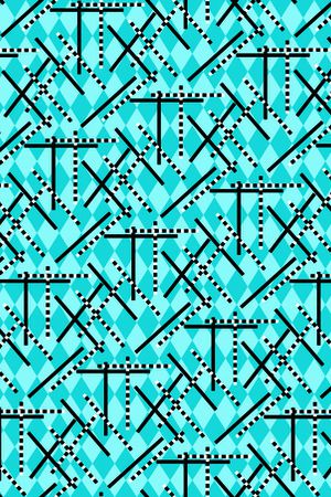 几何印花华亿平台图片