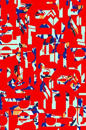 几何印花华亿平台图片